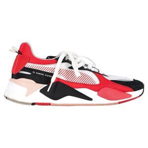Puma RS X "Home" Sneakers in Red and White Leather